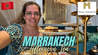 Afternoon Tea Morocco  MARRAKECH  THE LUXURY ROYAL MANSOUR HOTEL  JOS ATKIN [upl. by Alamaj]