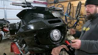 Lowrider ST Removal amp Installation of the fairing [upl. by Leggat]