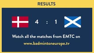 EMTC23 Denmark vs Scotland Highlights [upl. by Luhar920]