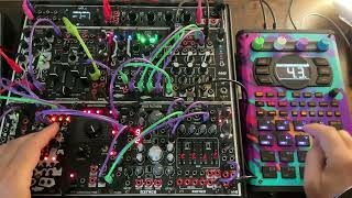 Eurorack Modular  SP404 MK2 Techno Jam 4 [upl. by Niotna523]