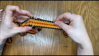 Adjustable strap slide buckle tutorial [upl. by Prevot80]