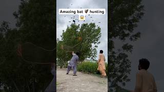 Amazing bat hunting 🦇😱 farming hunting entertainment shorts viralshorts youtubeshorts [upl. by Ynnus]