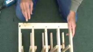 Assembly Instructions for A Classic Wine Rack [upl. by Rodnas]