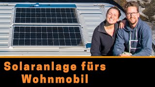 Solaranlage für´s Wohnmobil  Montage  Review nach 6 Monaten Nutzung [upl. by Ahseniuq]