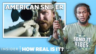 Special Ops Sniper Rates 8 Sniper Scenes In Movies  How Real Is It  Insider [upl. by Attenoj163]