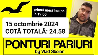 PONTURI PARIURI by Vlad Stoian  15 octombrie 2024 [upl. by Areval104]