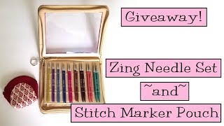 Knitters Pride Needle Set and Stitch Marker Pouch Giveaway [upl. by Schwab426]