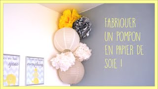 diy Fabriquer un pompon  Zaïna [upl. by Adnoraj]