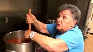 Aunt Anna making the Milanese sauce [upl. by Waylen]