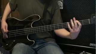 Oasis  Wonderwall bass cover  new version [upl. by O'Kelly]