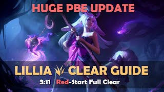 Huge Patch 1114 Lillia Changes Lillia Jungle Clear Guide  311 RedStart Full Clear [upl. by Yla]