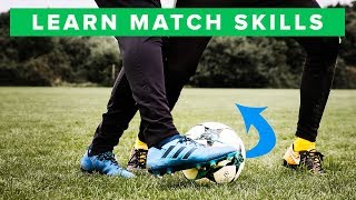 5 Football Skills You Can Use in a Match [upl. by Neral]