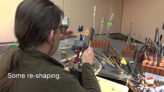 Lampworking How to make a Paperweight [upl. by Inafit15]