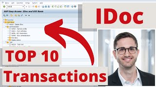 10 MustKnow IDoc Transactions in SAP  EDI and IDoc in SAP ✅ [upl. by Ahsikam]