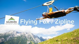 Flying Fox  Zipline in Salzburg [upl. by Neleb]