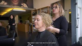 Krullen Knippen bij HADA HAIR [upl. by Eirojram]