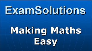 ALevel Maths Edexcel C2 January 2007 Q8c  ExamSolutions [upl. by Tsiuqram]