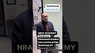 Interventional Cancer Pain Specialist reviews the NRAP Academys Ultrasound Injection Course [upl. by Valente178]