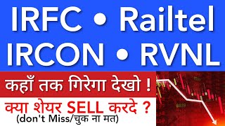 IRFC SHARE LATEST NEWS 🔴 RVNL SHARE NEWS TODAY • IRCON • IRFC PRICE ANALYSIS • STOCK MARKET INDIA [upl. by Haymes363]