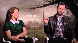 Exclusive Video Interview The Conjuring  Hear from the Cast Regarding the Summers Scariest Film [upl. by Ahsinahs]