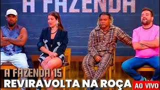 A FAZENDA 15 AO VIVO FORMAÇÃO DA ROÇA AO VIVO [upl. by Ellerehc]