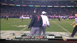 2013 Holiday Bowl  Justis Nelson Interception [upl. by Bertina]