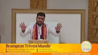 Pravachan by Pt Rishi Parashar Ji  Brampton Triveni Mandir [upl. by Bucky243]