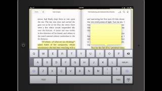 iBooksHighlighting Annotating and Sharing Notes [upl. by Aivirt]