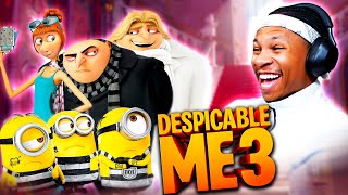 DESPICABLE ME 3 2017 MOVIE REACTION  Illumination  Minions  First Time Watching  Review [upl. by Bourne]