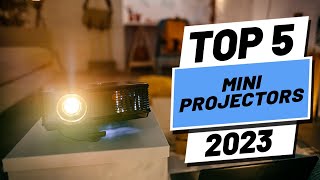 Top 5 BEST Mini Projectors of 2023 [upl. by Hoisch24]