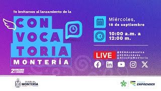 ¡Nueva convocatoria del Fondo Emprender en Montería [upl. by Turner]