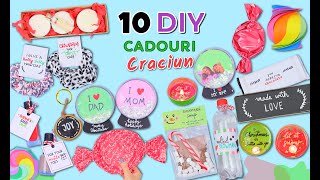 10 DIY SUPER CADOURI DE CRACIUN  Idei De Cadouri Pentru BFF Familie Colegi Secret Santa craciun [upl. by Etiam]