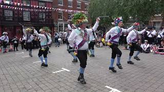 Earlsdon Morris dance quotWatchmakersquot at Bromyard Folk Festival [upl. by Ludewig985]