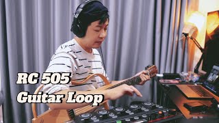 GUITAR LOOP SOLO on F Sharp Minor amp RC505 [upl. by Orimisac]