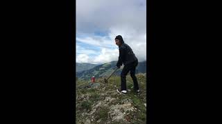 Brooks Nielsen crashing a beer in the Swiss Alps [upl. by Bremble]