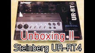 Unboxing  Steinberg URRT4 Audio Interface by D Dominant [upl. by Aivon241]