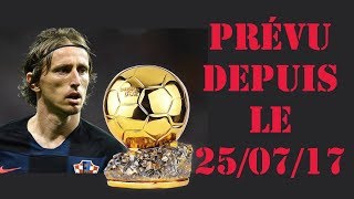 MODRIC BALLON DOR  PRÉVU 1 AN amp DEMI AVANT [upl. by Sydelle]