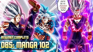 DBS Manga 102 ¡Goku Ultra Instinto vs Gohan Bestia  RESUMEN COMPLETO [upl. by Arikaahs]