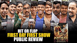 Animal Movie  FIRST DAY FIRST SHOW  Public Review  HIT or FLOP  Ranbir Kapoor Bobby Deol [upl. by Dorette]