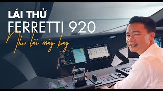 Review  Lái thử SIÊU DU THUYỀN Ferretti 920 tại CANNES YACHTING FESTIVAL  Du thuyền Ý [upl. by Cioban9]