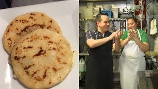 How to make savory Salvadoran pupusas  Holiday Recipes [upl. by Sessylu]