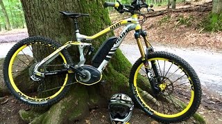 Tuned Haibike nDuro PRO 2014 Enduro Bosch MTB Lenkerperspektive [upl. by Eicart]