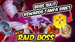 TIDAK HARUS TRY HARD  Raid BOSS Terbaru Bisa Ganti Element  BLACK CLOVER MOBILE [upl. by Anavlys]