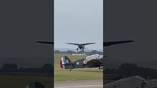 Beautiful Westland Lysander avgeeks planespotting aviation lysander flying landing pilot [upl. by Adolphus]