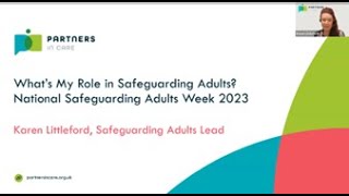 What’s My Role in Safeguarding Adults National Safeguarding Adults Week 2023 [upl. by Coy]