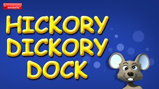 Hickory Dickory Dock Traditional Nursery Rhyme 3D Animated [upl. by Sualocin]