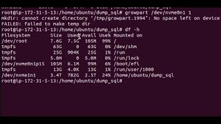 Solve growpart error  cannot create directory tmp no space left on device failed to make temp dir [upl. by Dahlstrom]