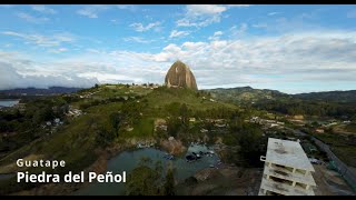 Guatape piedra del Penol evening FPV flight [upl. by Aserahs]