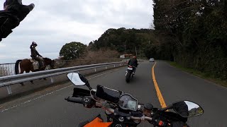 【CBR1000RR SC77 KTM 1290 SDR】椿ライン tsubakiline winding17 [upl. by Landsman275]