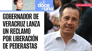 DeDoceAUna ¬ El Gobernador Cuitláhuac García reclama que jueces liberen a presuntos pederastas [upl. by Adnylem]